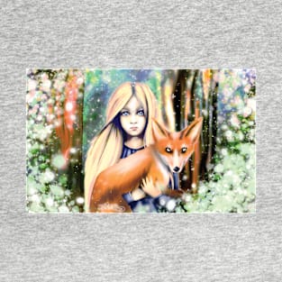 the fox and the girl T-Shirt